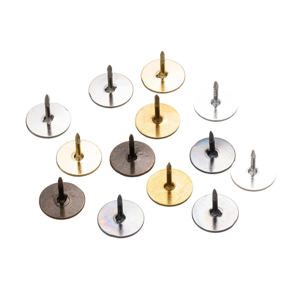 20/50 Sets Metal Locking Pin Back Brooch Lapel Cabochon Base For DIY Handmade Butterfly Brooch Jewelry Making Accessories Craft 250723