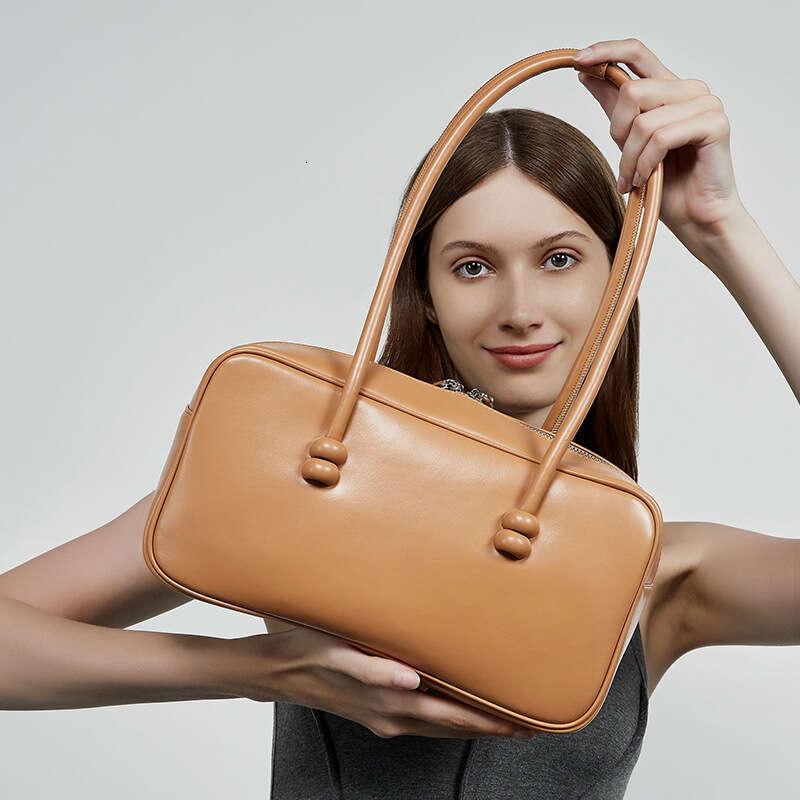 Underarm for Women 2025 New Designer luxury Large Capacity Boston Single Shoulder Bowling Bag