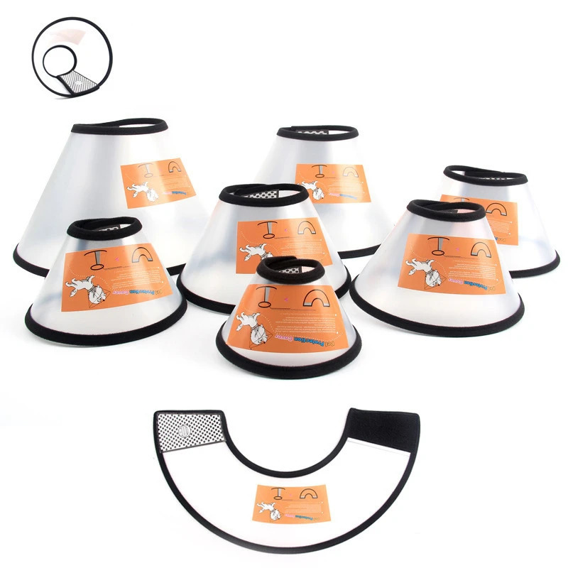 High Quality Pet Circle Guard Collar Ring Cat Dog Anti-Bite Beauty Protective Shield Wound Cover Dog Cat Neck Collar 250716