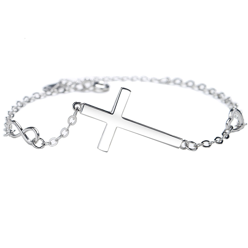 Cross Bracelet Simple Fashionable Elegant Unisex Electroplated Internet Celebrity Jewelry Jewelry for Women