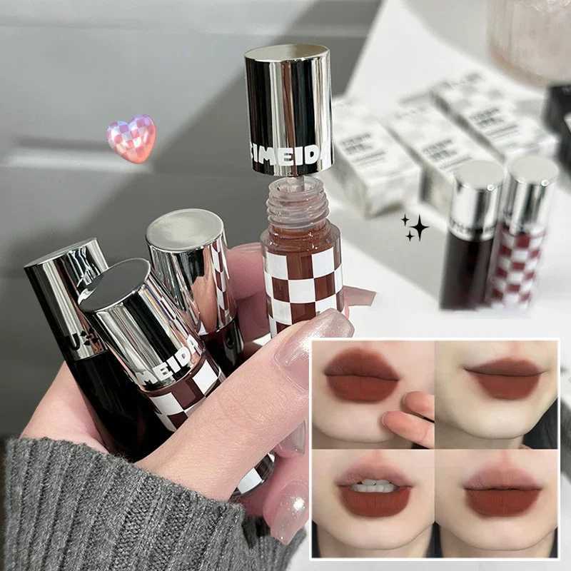 Matte Lipstick Punk Dark Red Lip Gloss Waterproof Lasting Smoky Nude Purple Matte Lipstick Natural Chocolates Lip Tint MakeupXJ250724