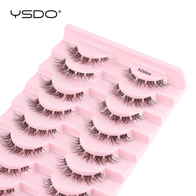 YSDO Half Eyelashes 310 pairs Natural Full False 3d Lashes Cat Eye Faux Cils Makeup Tools 250714