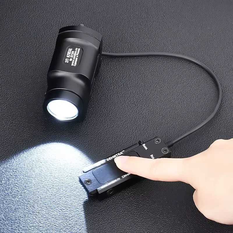 Airsoft Tactical AK47 Hunting Weapon Flashlight Klesch 2U 2P Zenitc AK-SD Upgrade Klesch-1S LED Strobe Scout Light with Remote Switch W250722