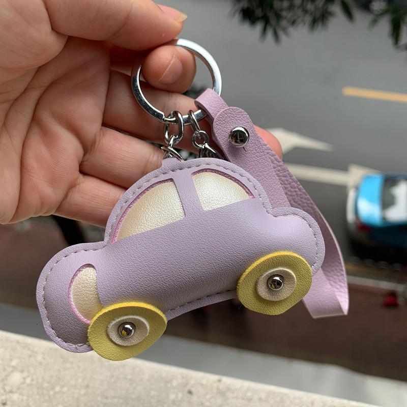 Korean creative key chain car key chain ins car key pendant Backpack Bag pendant cute 250726