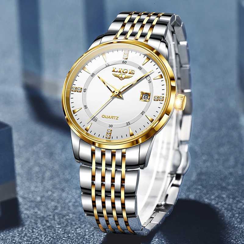 LIGE New Waterproof Watches Wen Fashion Wens Bracelet Watch Top Brand Luxury Date Quartz Watch for Wen Womens Watch X250726