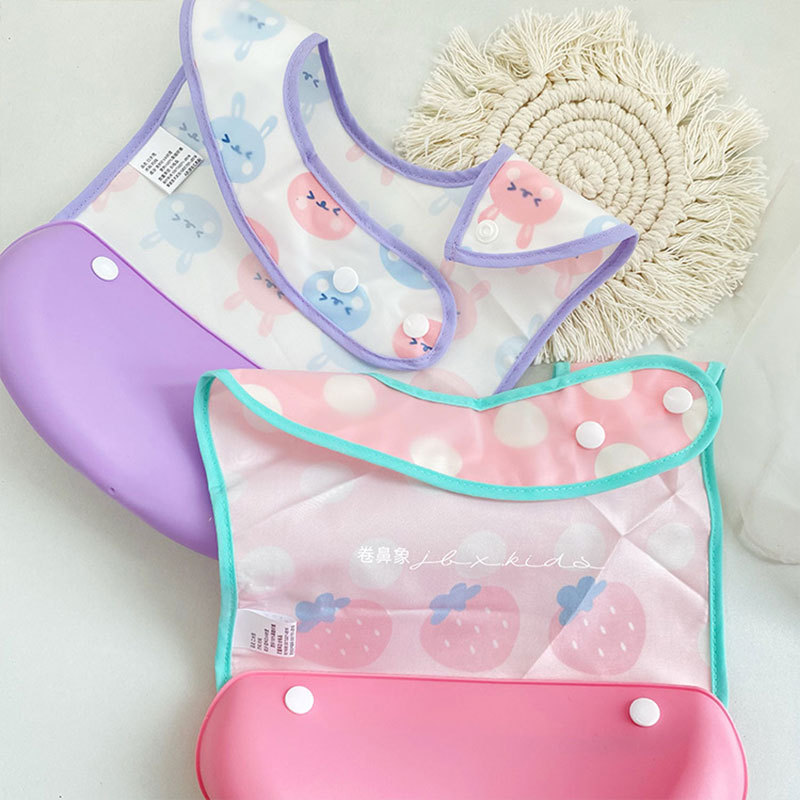 Waterproof Custom Baby Feeding Bib - Sleeveless Anti-Dirt Complementary Food Cover