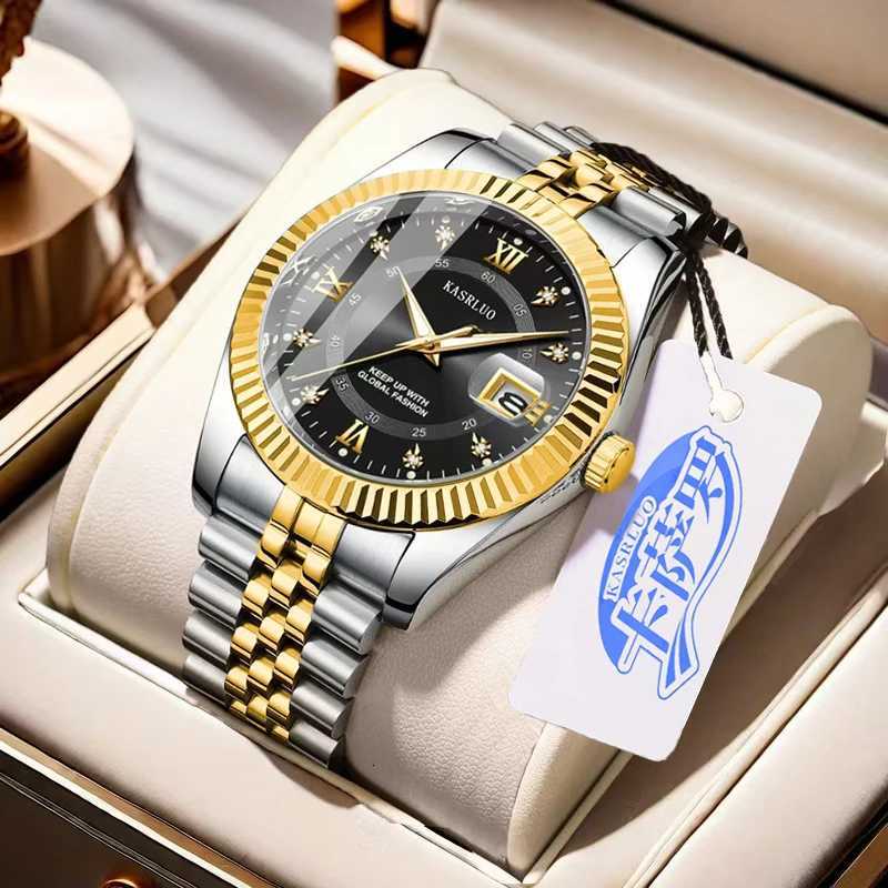 KASRLUO new quartz non-mechanical log tra-thin mens business luminous high-end watch X250726