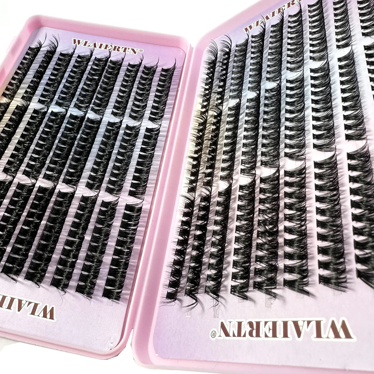 Faux Mink Eyelashes 540Cluster C Curled 916mm Mixed Natural Eyelash 3D Russian Strip Personal Makeup Tool 250714