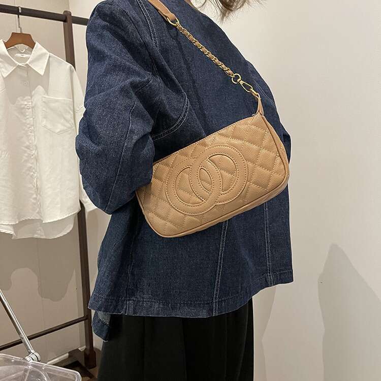 Designer Bag Single Shoulder Bag Luxury Bag Crossbody Bag Wallet Designer 2025 Underarm Lychee Pattern Handbag Single Shoulder Quilted Chain Women