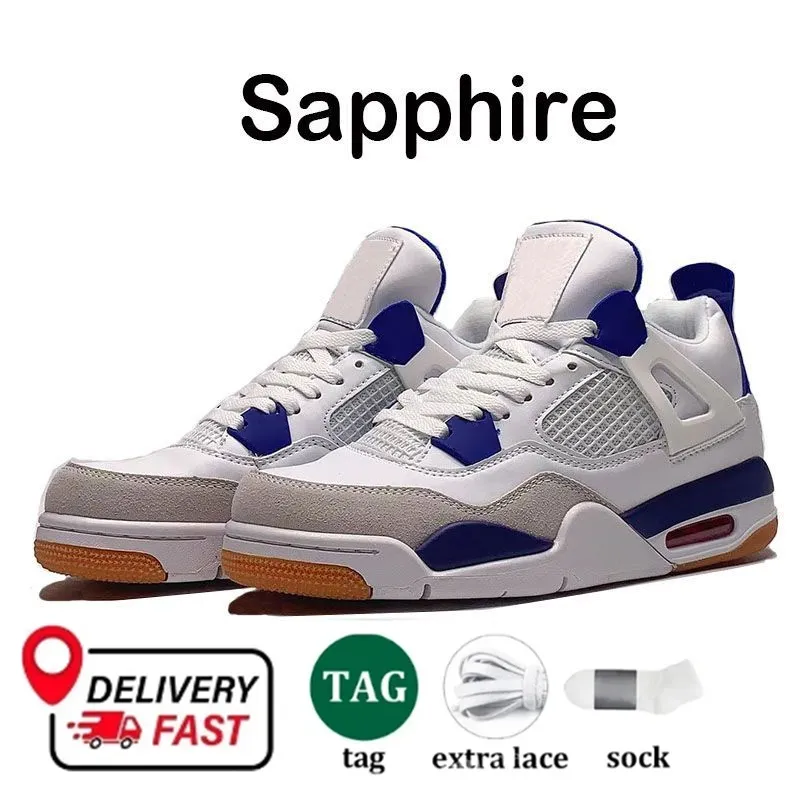 Designer 4s basketball shoes for men women Black Cat Military Sail Thunder White Oreo Cool Grey Red Sneakers Blue University outdoors sneakers36-47