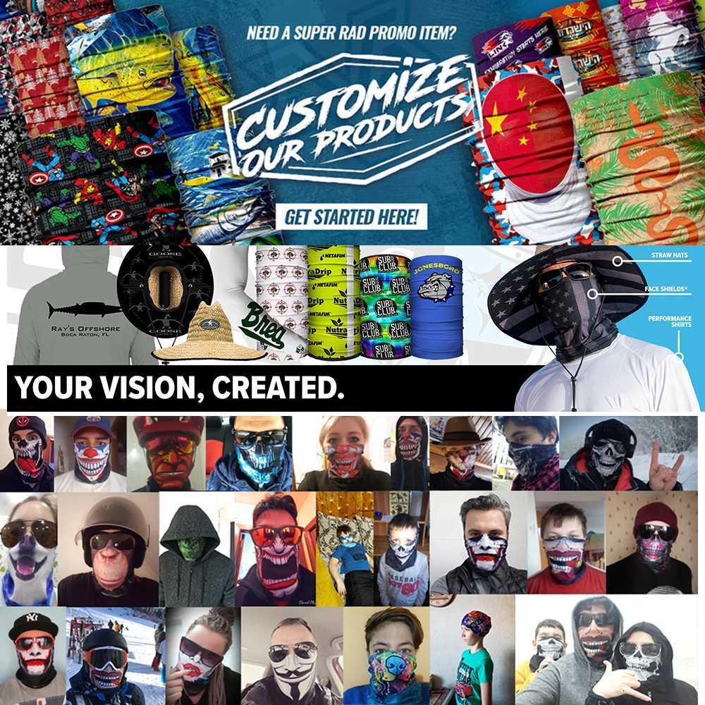 3D Animal Bandana Mask Tube Scarf Bicycle Face Shield Tiger Wolf Half Mask Headband Funny Cat Neck Gaiter Outdoor Balaclava Buff Z250725