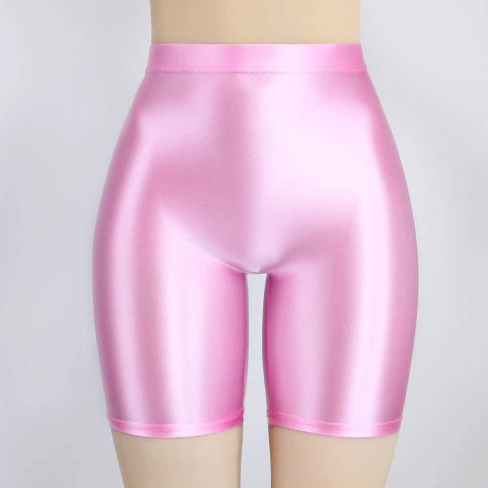 Women Cropped Pants Oily Shiny Luster Tights Formfitting Opaque Sexy High Waist s Smooth Super Smoothy Skinny Leggings 250725