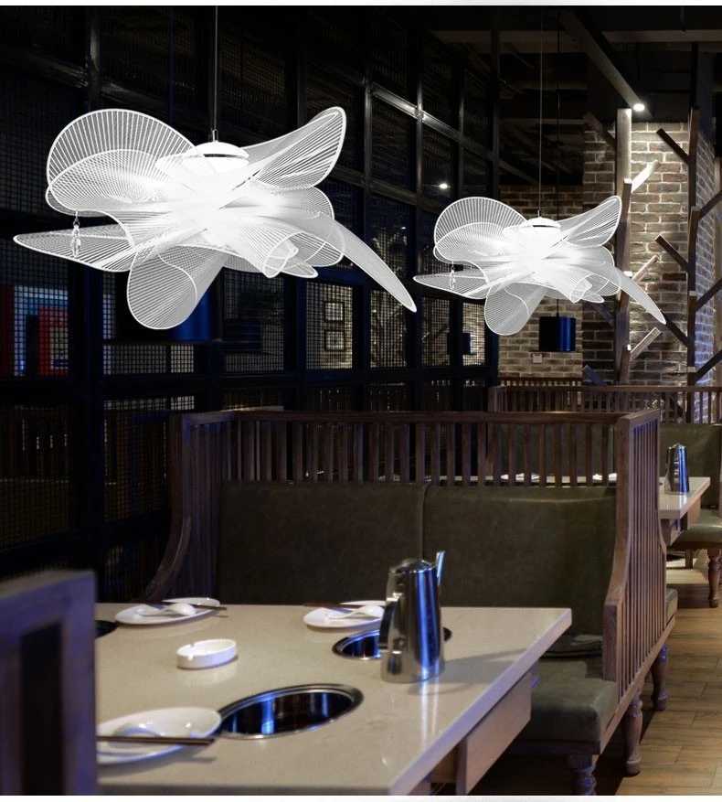 Modern Italian Designer Led Chandelier for Dining Living Room LED White Chandelier Light Luxury Hanging Suspension Lamp DecorXJ250725