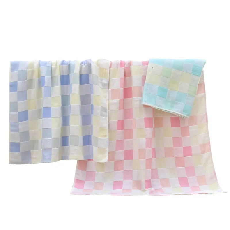 Childrens Bath Towel Cotton Baby Strong Absorbent Breathable Quick Drying Shower Double Light Skin Portable Beach Blanket 250725
