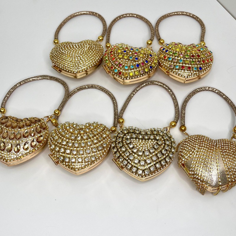 Shoulder Bag Fashion Mini Love Chain Bag Diamond Evening Messenger Bag