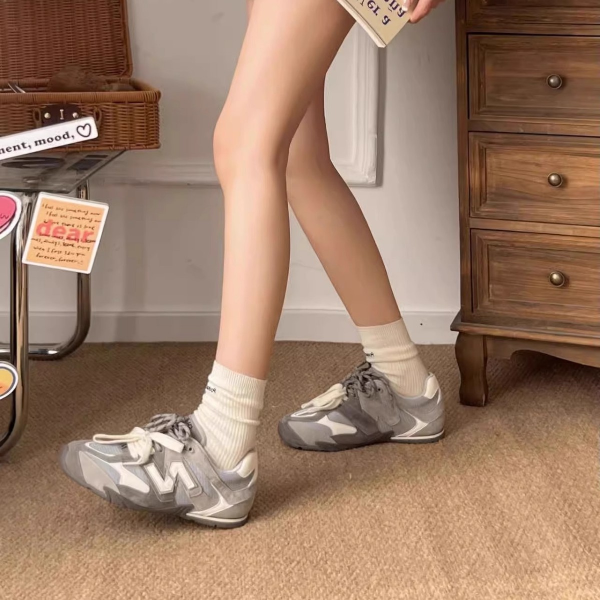 Lightweight Desert Boots for Women 2025 New Spring Retro All-match Waffle Thick-soled Gump Shoes Lace-up Casual Shoes