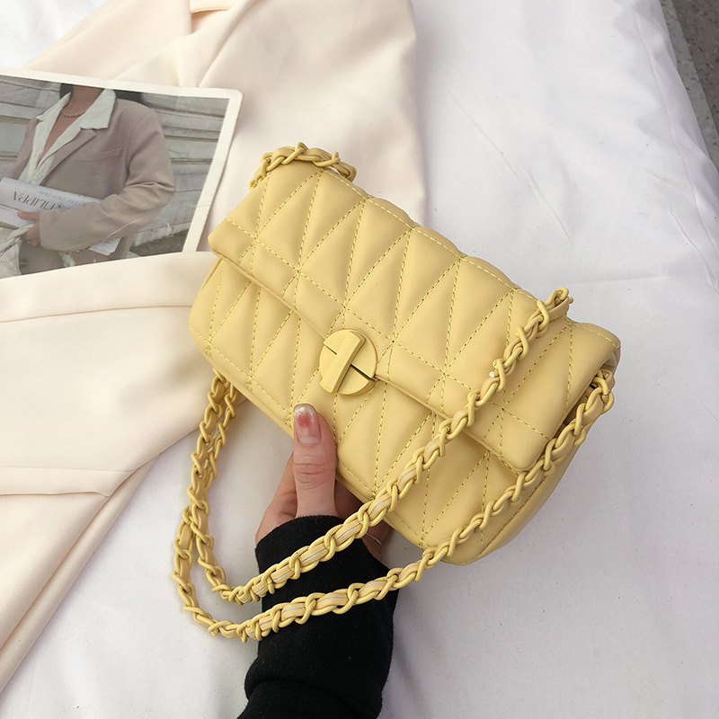Luxury Brand Designer Bag High-Quality Quilted Chain Bag For Women, Spring/Summer Luxury bag New Fashion Trendy Small Square Bag, Versatile Candy Colo