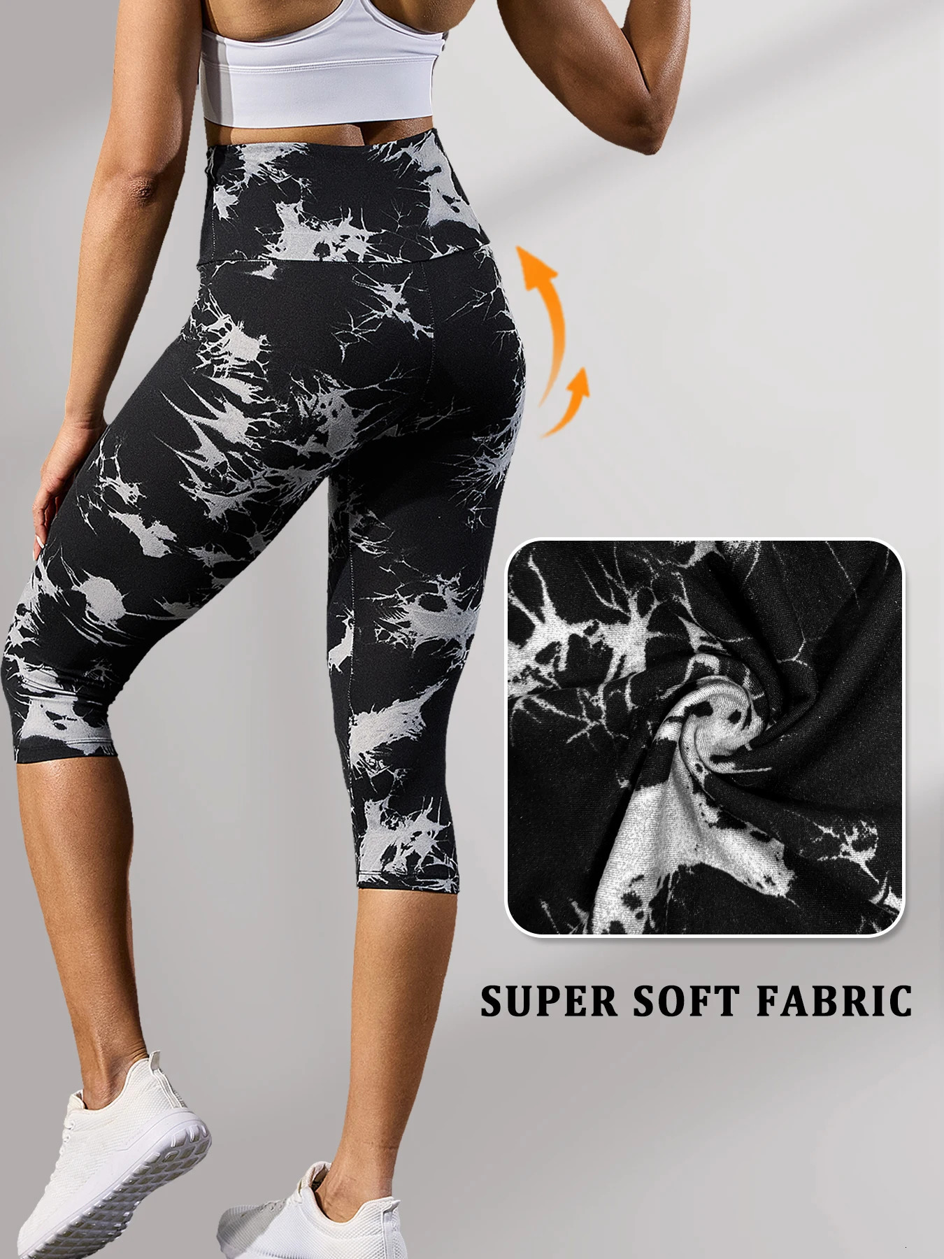 Womens High Waisted Pants Super Soft Tummy Control No See Through Workout Yoga Running Athletic Push Up Gym Leggings 250725