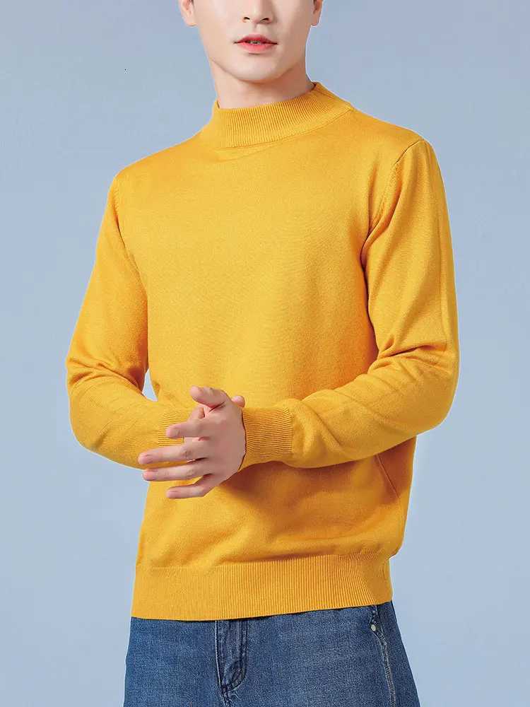 Men Cashmere Sweater Autumn Winter Soft Warm Jumper Pull Homme Hiver Pullover Half turtleneck Knitted Sweaters Z250725