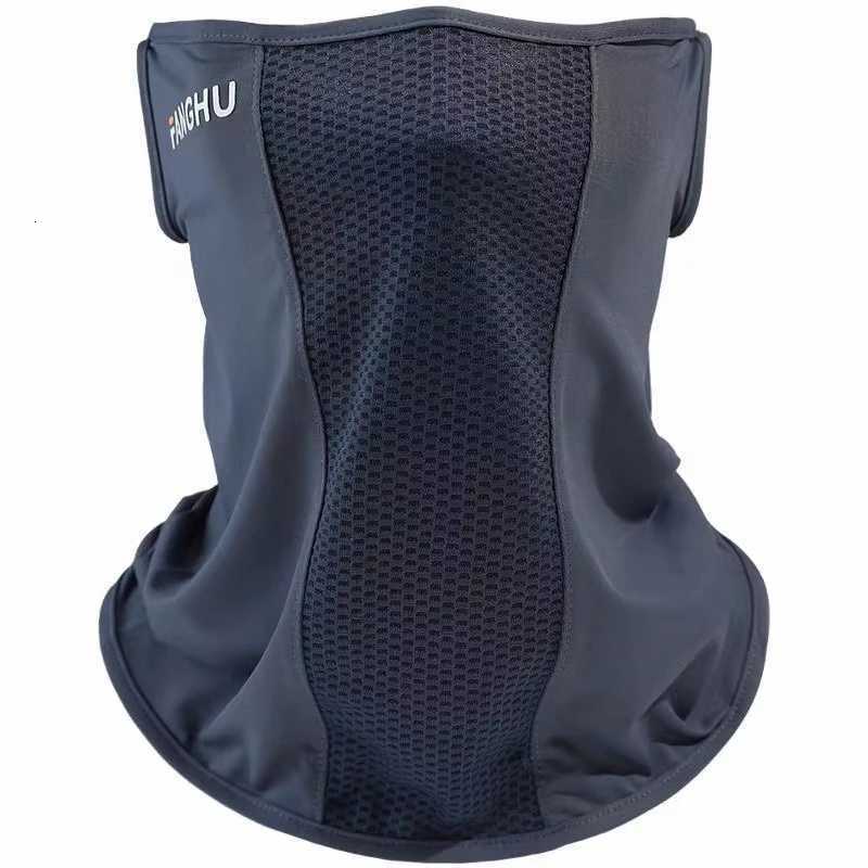 Mesh Breathable Ear Loop Mask Elastic Sunscreen Anti-UV Face Covering Thin Breathable Sports Neck Gaiter For Women Men Z250725