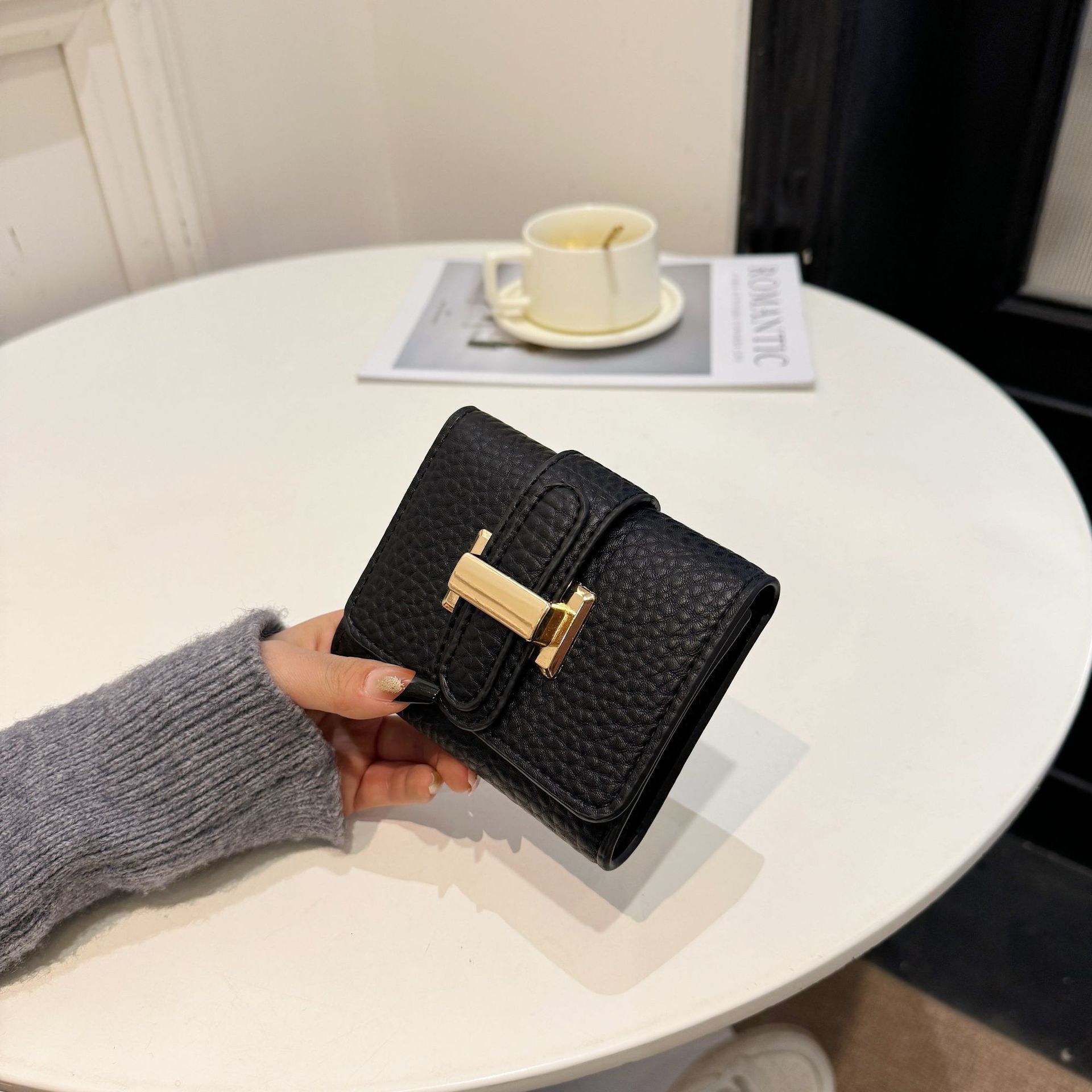 Designer Bag Autumn Winter Unisex Niche High-end Luxury Bag Feel Printed Chanel Style New 70% Off Card Holder Large And Small Wallets Free Shipping