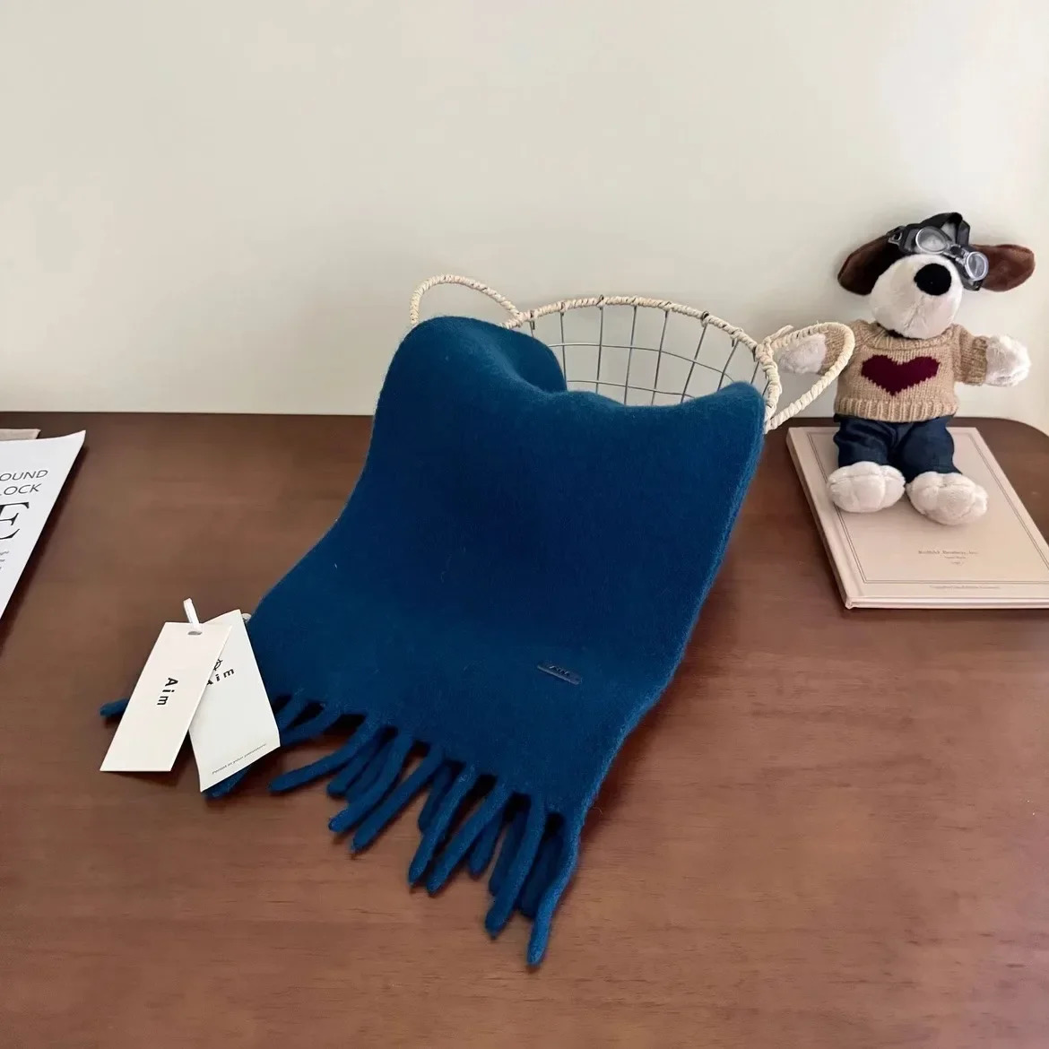 100% Wool Scarf Women Autumn Winter Solid Color Simple Classic Cashmere Scarf Female Type Versatile Warm Shawl 250724