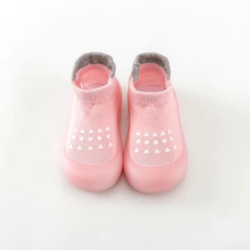 Summer Combed Cotton AntiSlip and Breathable Childrens Soft Sole Shoes Baby Walking Mesh Faced Floor Socks 250725