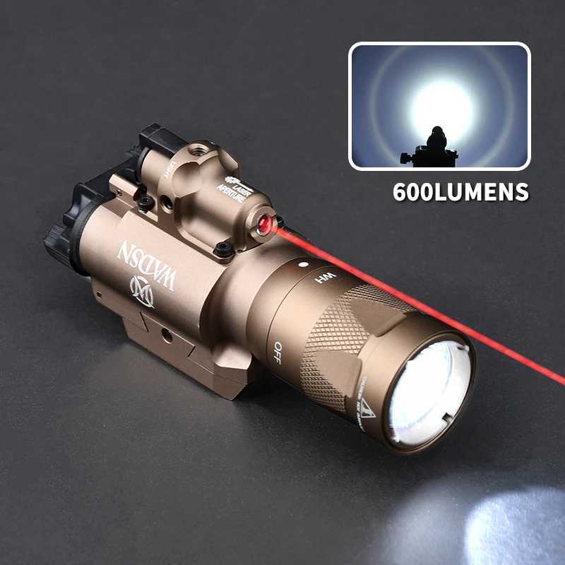 Surefire Tactical X400V Strobe Flashlight Red Dot Hunting Scout Weapon Light for Glock 17 Airsoft Pistol Gun Weapons Accessories W250722