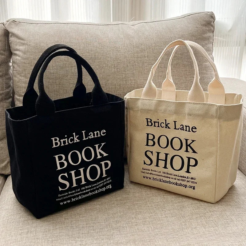 Small /Larger Canvas Lunch Box Lady Food Storage Bags Lunch Bag Handbag Pouch Picnic Tote Small Handbag Dinner Container 250723