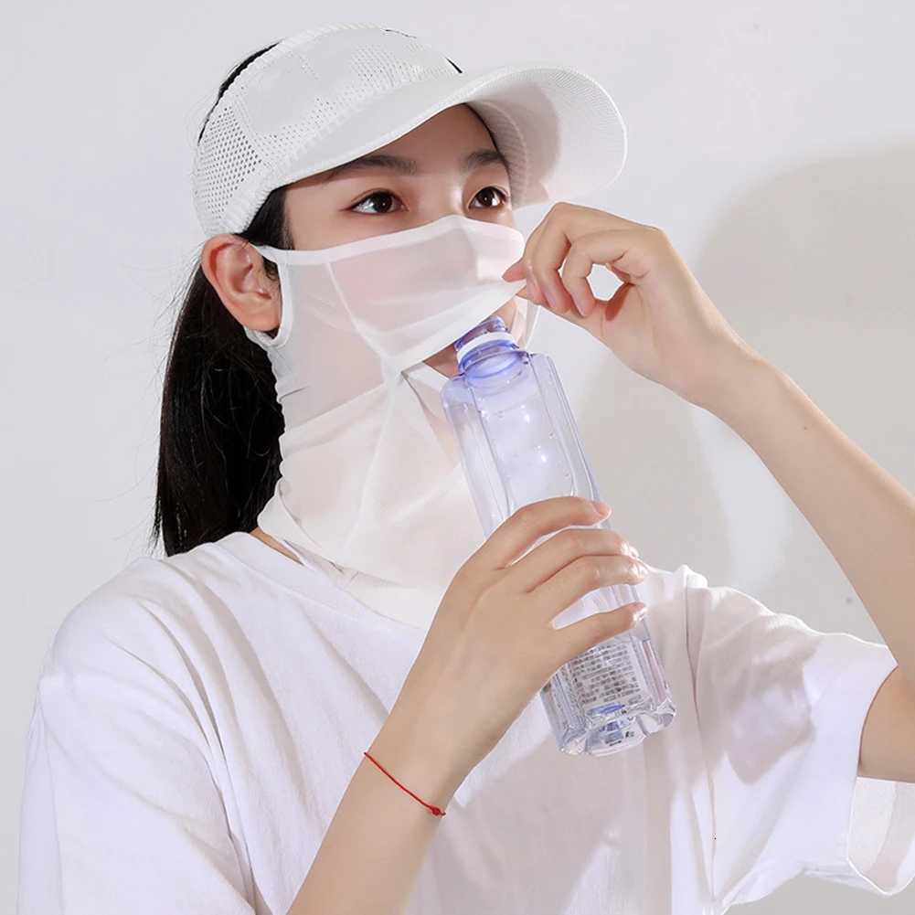 Breathable Face Mask Sun Protection Mask Cooling Sports Masks Soft Adjustable Anti Ultraviolet Thin Outdoor Golf Mask Z250725