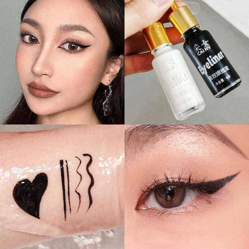 9ml Liquid Black White 0.01mm Super Slim Waterproof Quick Dry Long Lasting Color No Sdging Eyeliner Pencil Eye Makeup X250726