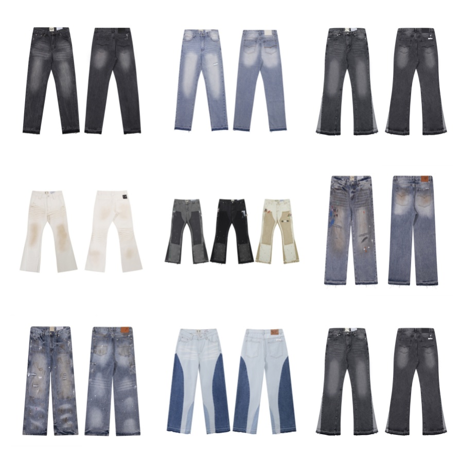 designer mens Jeans Loose Jean Hombre trousers men and women fashion brand luxury pants denim pant Trend Brand Motorcycle men's Pants 031