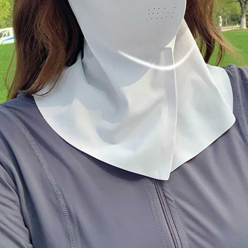 Outdoor Cycling Mask Summer UV Protection Sports Neck Scarf Women Imitation Silk Face Mask Cover Sunscreen Dustproof Z250725