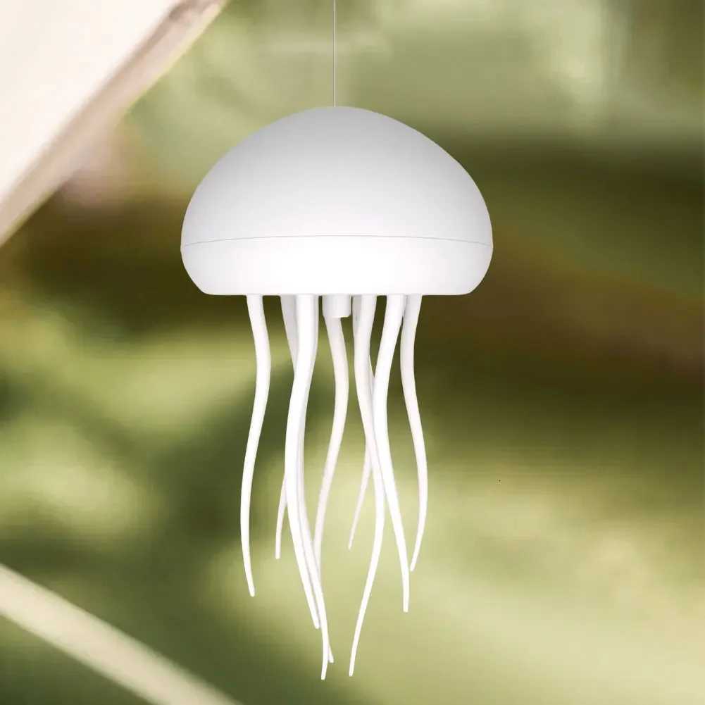 Cartoon Dancing Jellyfish Night Light RGB Gradient Cute Jellyfish Bedside Lamp Voice Control Type-C Charging LED Night Lamp XJ250725