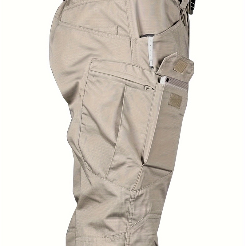 Mens Outdoor Multi Functional Tactical Pants Pocket Hiking Sweatpants Waterrepellent wearresistant 250725
