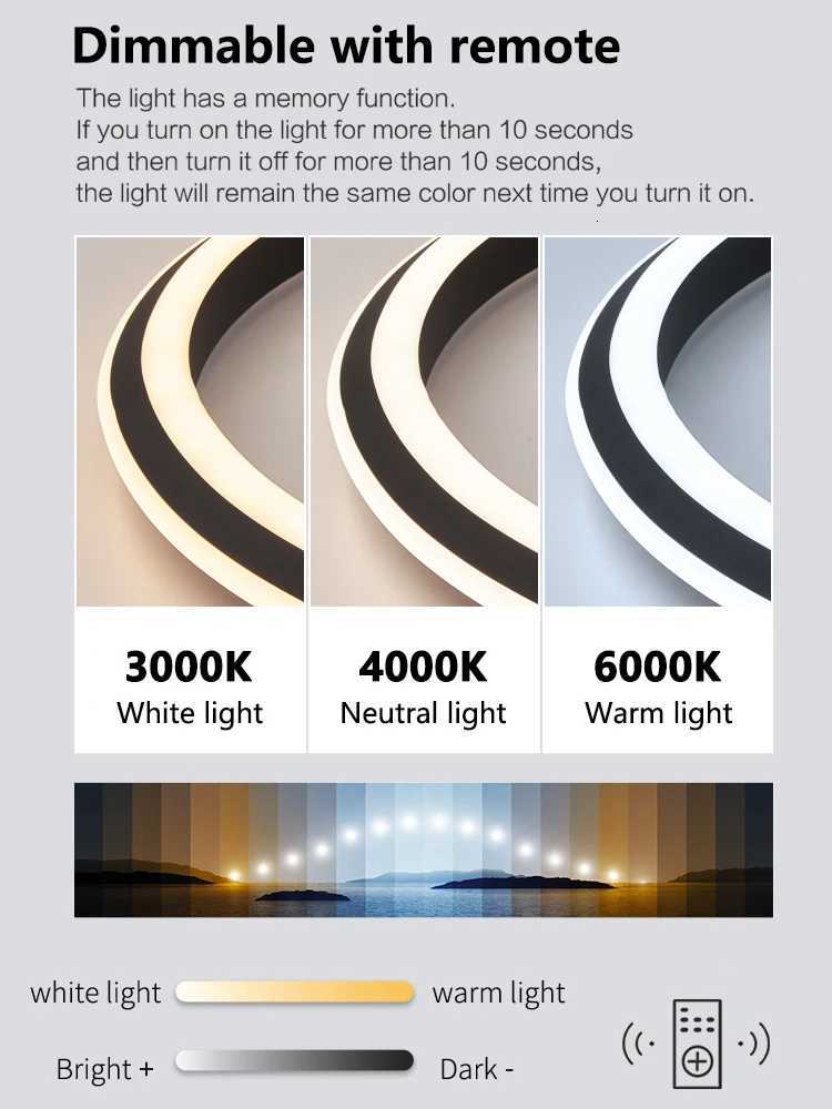 Living Room Chandelier Modern Simple Led Ring Master Bedroom Lamp Bar Island Table Restaurant Lamp Kitchen Pendant LightsXJ250725