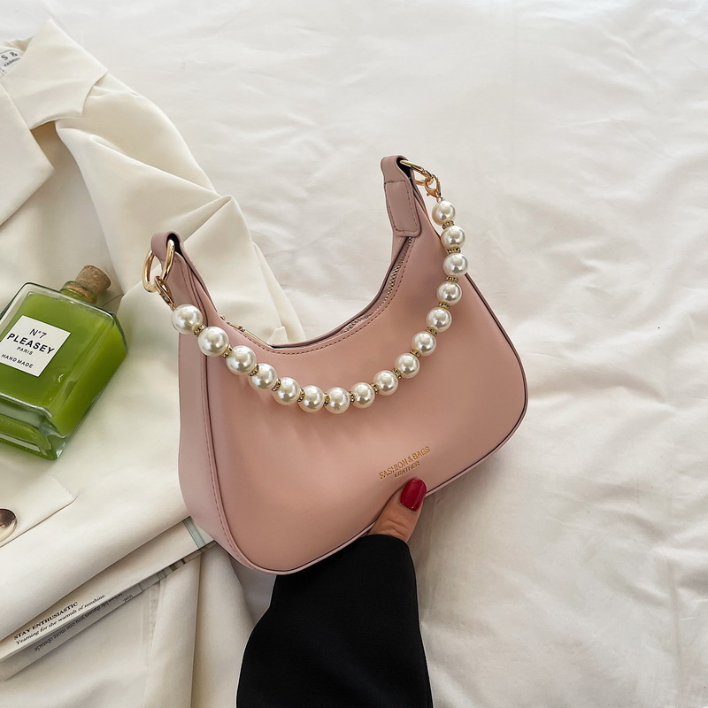 Luxury Luxury bag Brand Designer Bag Women's Bag Spring Summer New Fashion Trendy French Niche Design Baguette Underarm Bag Chain Shoulder Crossb