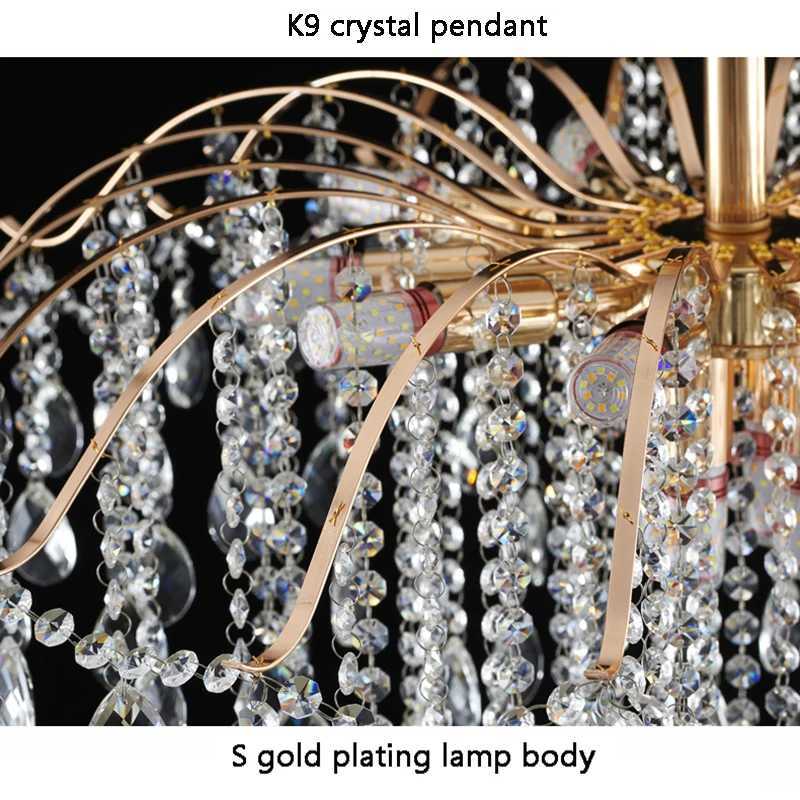 Modern Luxury Crystal Ceiling Chandelier For Living Room Dining Room Bedroom Ceiling Lamp LED Lights Home Appliance AC85-260V XJ250725