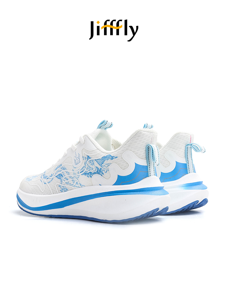 Jifffly Men's Running 2025 Summer New Mesh Breathable Anti-Slip Shock-Absorbing Lightweight Softle Sports Shoes