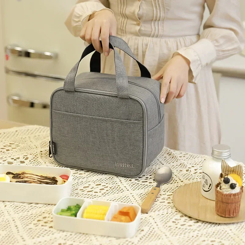 Leakproof Work Portable Food Storage Freezable Cooler Bag Lunch Box Lunch Bag Insulated Lunch Tote Bag 250723