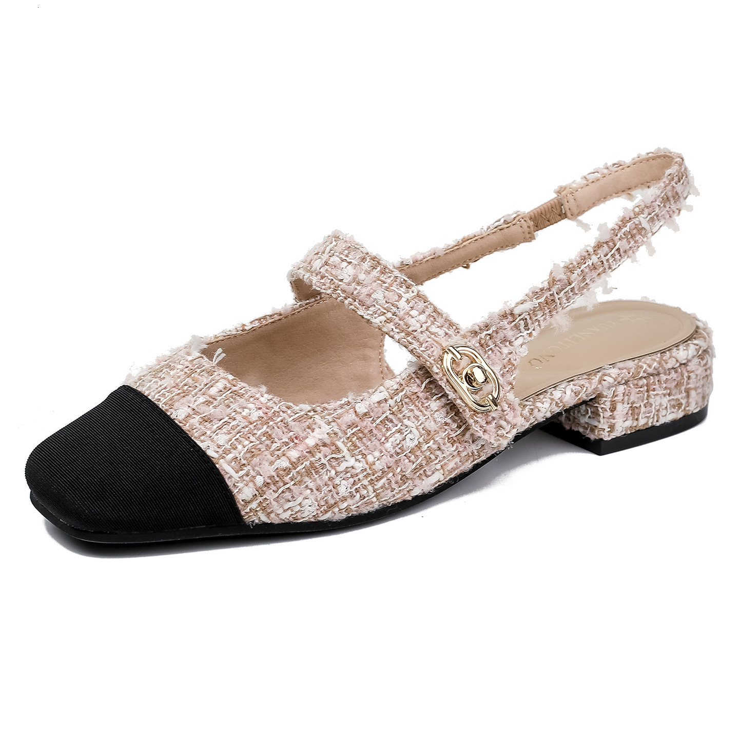 Lanjia Fashionable And Fragrant Style Backless Single Autumn Designer Shoes Summer Outdoor Beach High End Women S Sandals E C