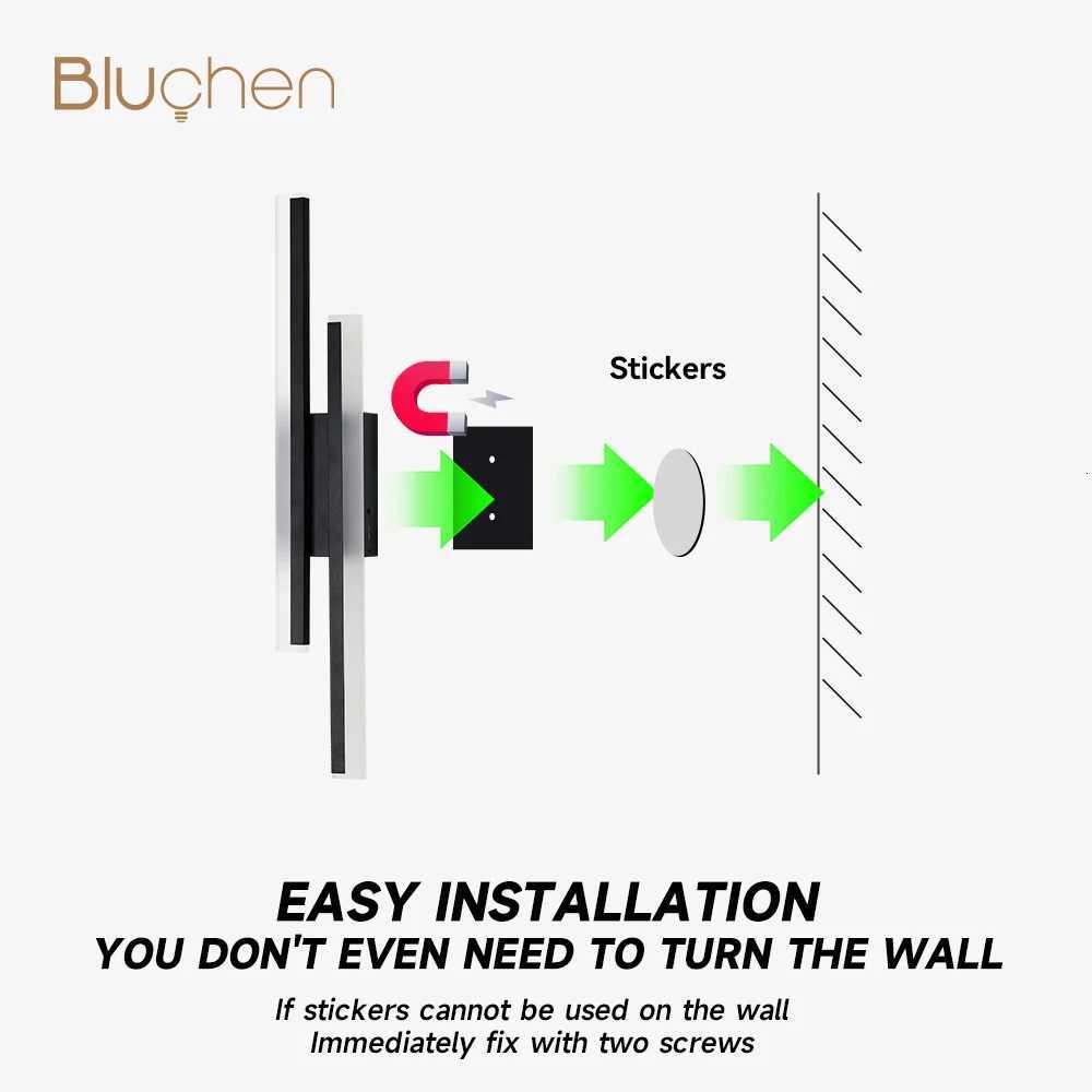 Rechargeable Wall Sconces Lights Wireless Wall Lamp Battery Powered 4400mah LED Wall Light for Home Corridor Decoration 50cm XJ250725