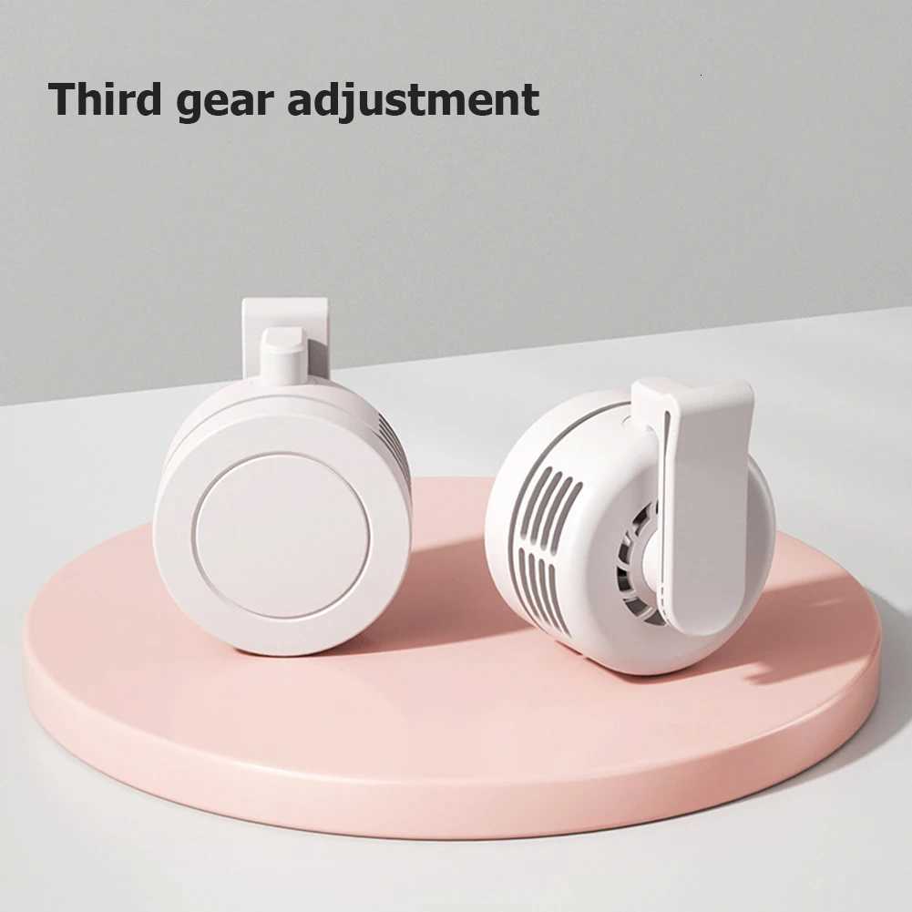 Electric Cooling with 3 Speeds Bladeless Hanging Neck Waist Portable Mini Air Conditioner Fan USB Charging for Outdoor and Home Use R250725