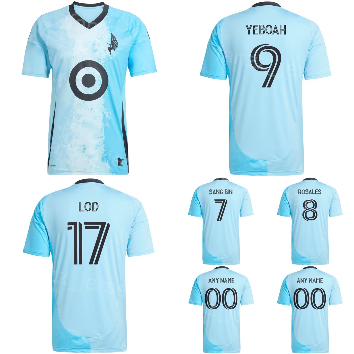 Club Minnesota United Soccer 9 Kelvin Yeboah Jersey 25 26 Man13 Anthony Markanich 14 Tani Oluwaseyi 26 Joaquin Pereyra Robin Lod Dayne St. Clair Football Shirt Kits