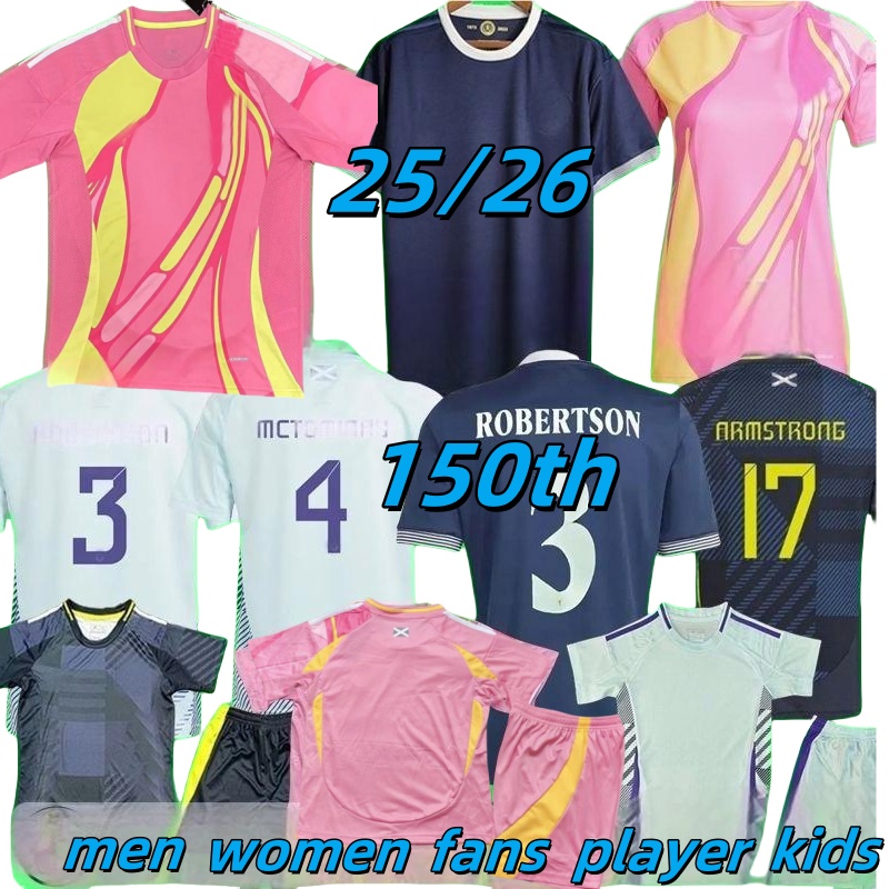 Scotland Soccer Jerseys 2025 2026 ROBERTSON McTominay McGREGOR SHANKLAND MCGREGOR Football Shirt Home Away thrid maillot de Foot men kids kits unifrom