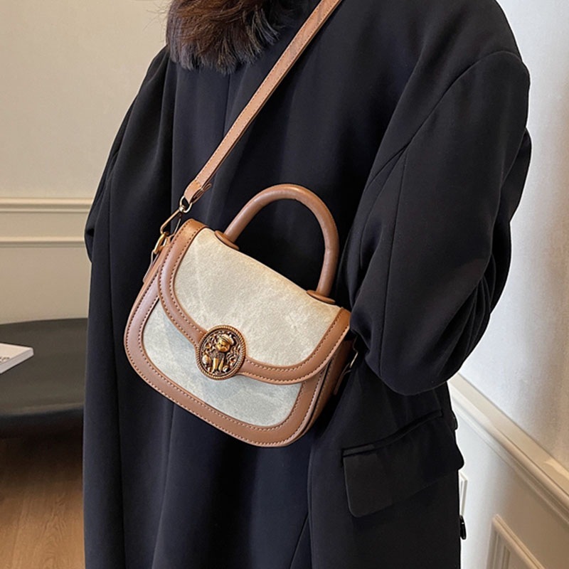 Luxury Brand Designer Bag Women's Bag Handheld Fashion Casual Saddle Bag Winter New Luxury bag Korean Style Versatile Shoulder Bag Niche Women�