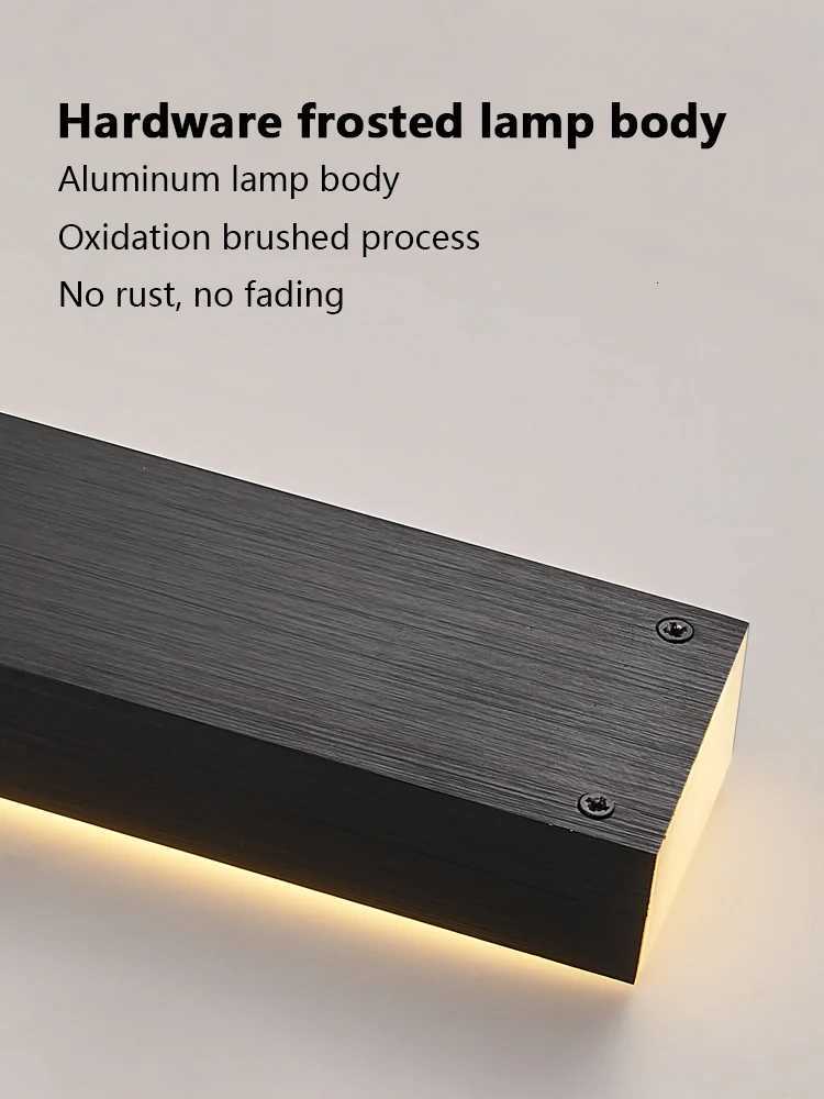 Restaurant Chandelier Modern Simple LED Office Living Room Chandelier Minimalist Desk Bar Table Lamp Kitchen Pendant Lights XJ250725