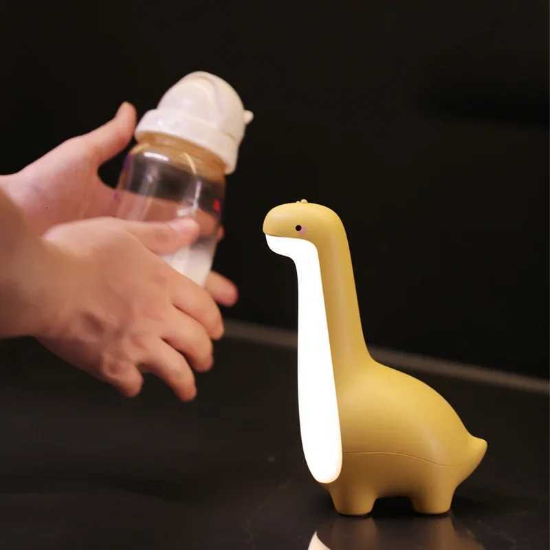 Dinosaur Night Light Cute Childrens Night Light Eye Protection Bedside Timing Lamp USB Charging Room Decoration Childrens Gift XJ250725