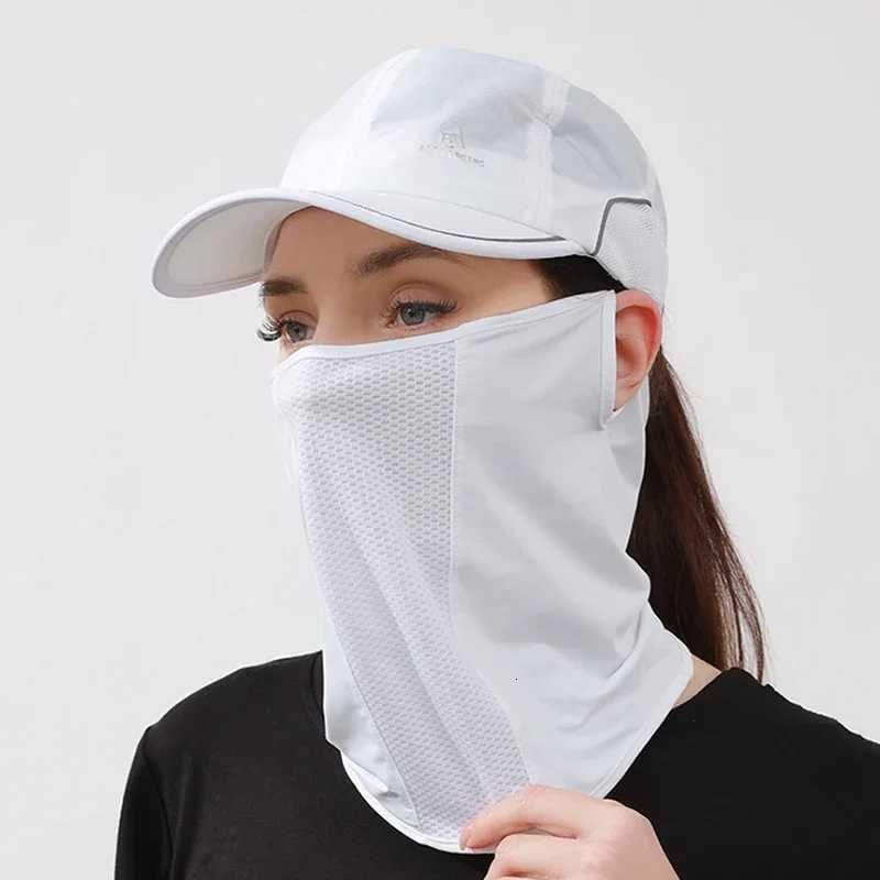 Silk UV Face Scarf for Women Men Sun Protection Neck Cover Breathable Sports Mask for Golf Cycling Outdoor sun screen Z250725