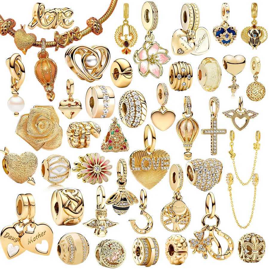 2025 New Gold Plated Sparkling Family Tree Hot Air Balloon Pearl Dangle Charm Bead Fit Original Women Silver925 Bracelet Jewelry XJ250726